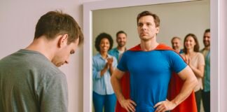 emocionalmente exausto, mesmo tentando parecer forte